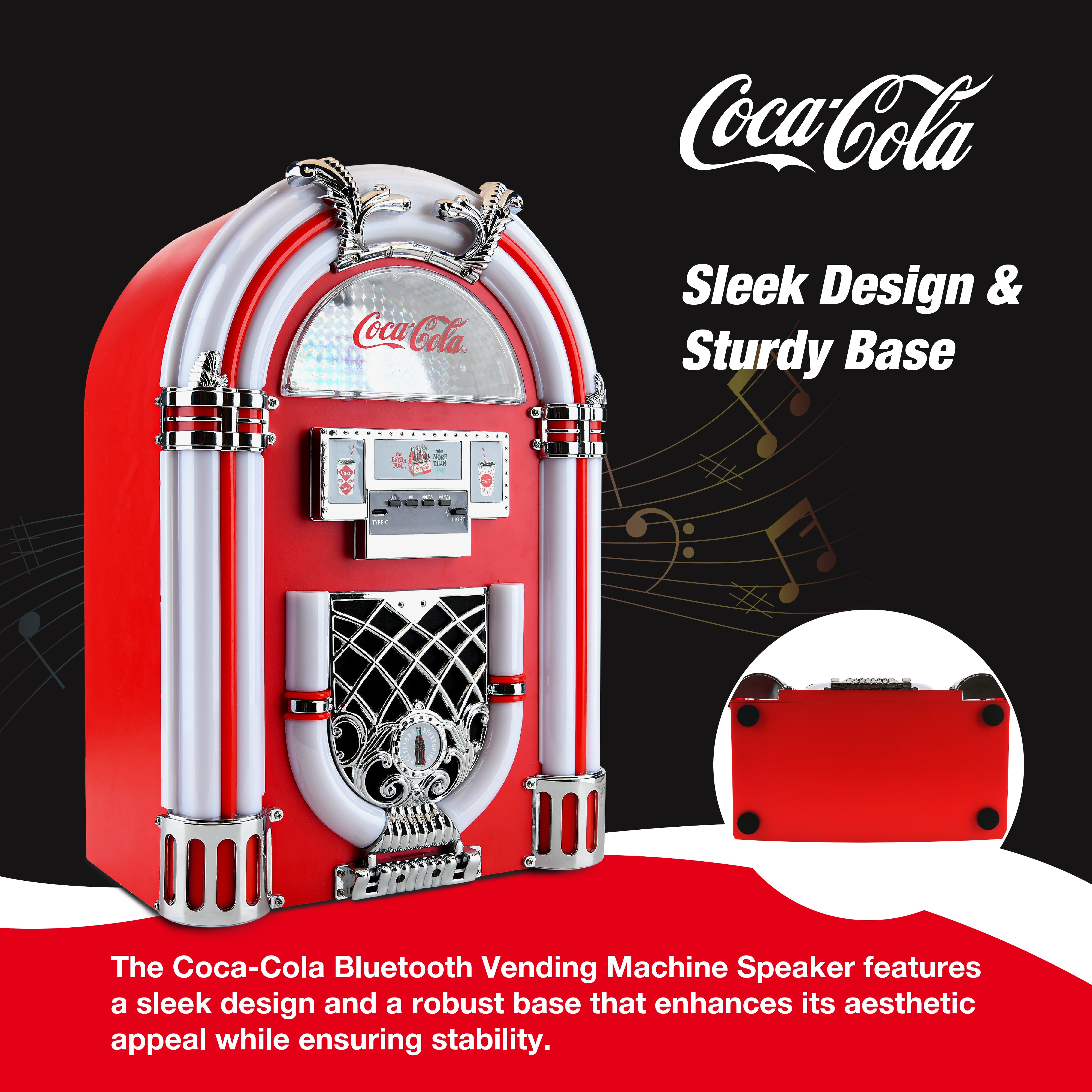 Coca-Cola Juke Box Speaker- Large